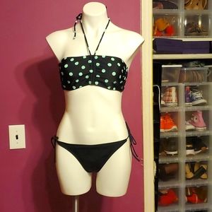 Polka-dot Swimsuit Set